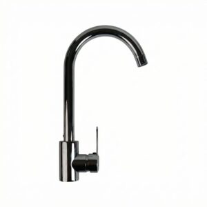 Chrome Swan-Neck Kitchen Mixer Tap
