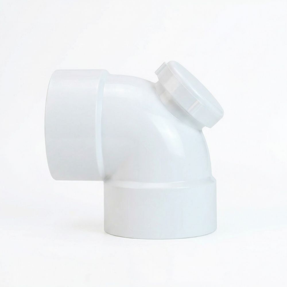 PVC Access Bend with Cleanout Cap
